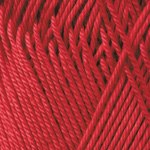 Yarn Art Jeans Begonia цвет 6328 красный Yarn Art 100% мерсеризованный хлопок, длина в мотке 169 м.