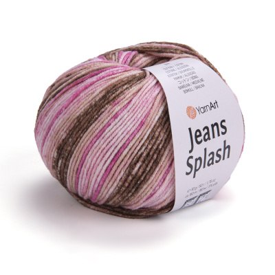 Yarn Art Jeans Splash цвет 954 Yarn Art 55% хлопок, 45% акрил, длина в мотке 160 м.