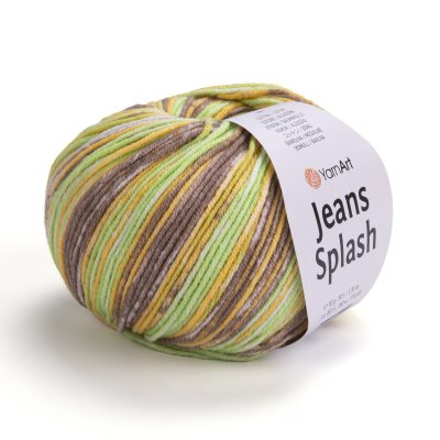 Yarn Art Jeans Splash цвет 958 Yarn Art 55% хлопок, 45% акрил, длина в мотке 160 м.