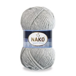 Nako Sport Wool цвет 195 Nako 25% Шерсть, 75% Премиум акрил, моток 100 гр. длина в мотке 120 м.