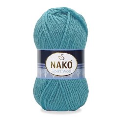 Nako Sport Wool цвет 6199 Nako 25% Шерсть, 75% Премиум акрил, моток 100 гр. длина в мотке 120 м.