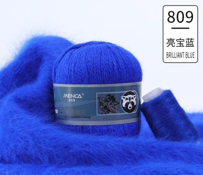 Пух норки цвет 809 василек Пух норки 90% пух норки, 10% микрофибра, в мотке 350 м в мотке Пух норки цвет 809 василек Пух норки 90% пух норки, 10% микрофибра, в мотке 350 м в мотке