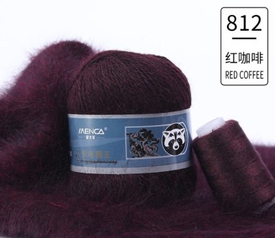 Пух норки цвет 812 темная слива Пух норки 90% пух норки, 10% микрофибра, в мотке 350 м в мотке Пух норки цвет 812 темная слива Пух норки 90% пух норки, 10% микрофибра, в мотке 350 м в мотке