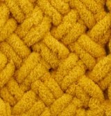 Alize Puffy цвет 02 шафран. Остаток 2 мотка!!! Alize 100% микрополиэстер, длина 9,2 м в мотке