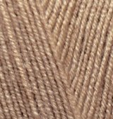 Alize Superlana Maxi цвет 466 темно бежевый. ОСТАТОК 3 мотка!!! Alize 25% шерсть, 75% акрил, длина в мотке 100 м.