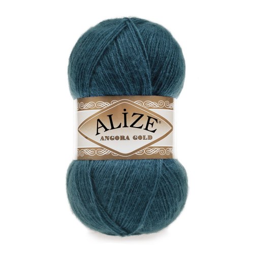 Alize Angora Gold цвет 17 петроль. ОСТАТОК 1 моток !!! Alize 20% шерсть, 80% акрил, длина 550 м в мотке