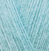 Alize Angora Gold цвет 114 светло голубой Alize 20% шерсть, 80% акрил, длина 550 м в мотке