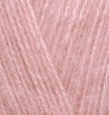 Alize Angora Gold цвет 144 розовый лосось Alize 20% шерсть, 80% акрил, длина 550 м в мотке