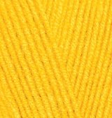 Alize Lanagold Fine, цвет 216 желтый Alize 49% шерсть, 51% акрил, длина в мотке 390 м.
