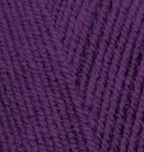 Alize Lanagold Fine, цвет 111 слива Alize 49% шерсть, 51% акрил, длина в мотке 390 м.