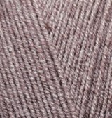 Alize Lanagold Fine, цвет 240 коричневый меланж Alize 49% шерсть, 51% акрил, длина в мотке 390 м.
