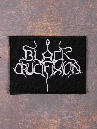 BLACK CRUCIFIXION - Logo Нашивка Black Metal