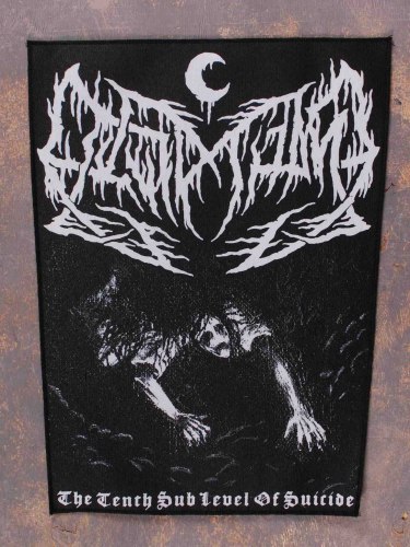 LEVIATHAN - The Tenth Sub Level Of Suicide нашивка на спину Black Metal