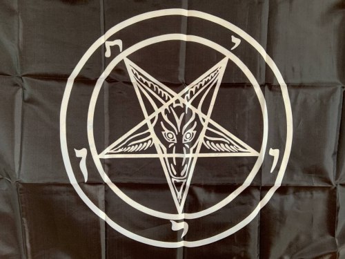 Baphomet Pentagram Флаг