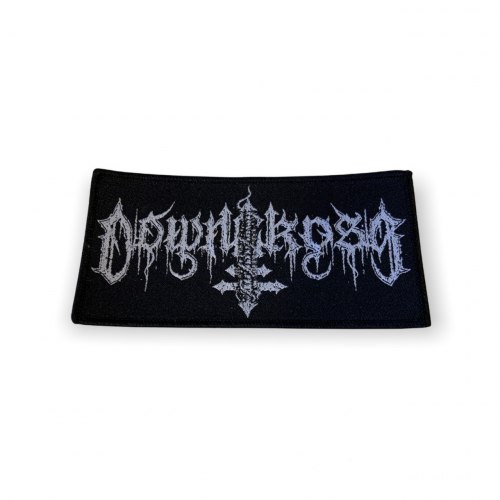 DOWNCROSS - Logo 1 Нашивка Black Metal