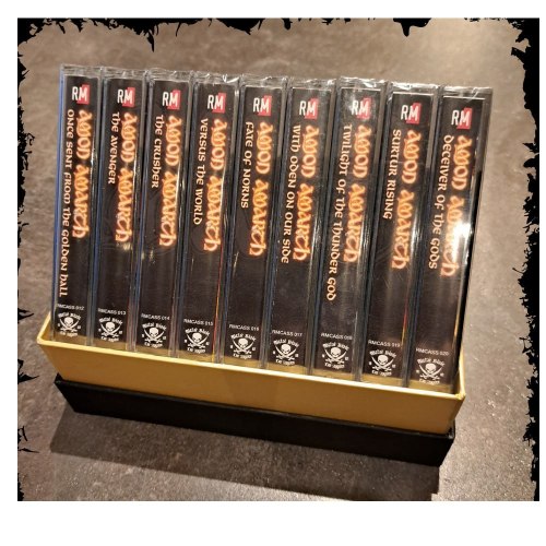 Купить amon amarth - 9 albums collectors cassette box set boxed