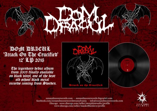 DOM DRACUL - Attack On The Crucified LP Black Metal