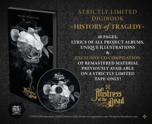 MISTRESS OF THE DEAD - History Of Tragedy Digi-CD Funeral Doom Metal