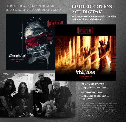 DISPATCHED - Blackshadows: To Hell Part I / Promised Land: To Hell Part II Digi-2CD Dark Metal