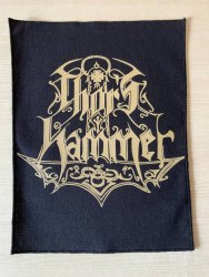 THOR'S HAMMER - Logo нашивка на спину NS Metal