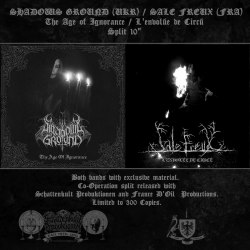 SALE FREUX / SHADOWS GROUND - L'Envolée De Circé / The Age Of Ignorance 7"EP Black Metal