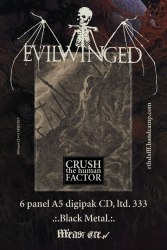 EVILWINGED - Crush the Human Factor A5 Digi-CD Black Metal