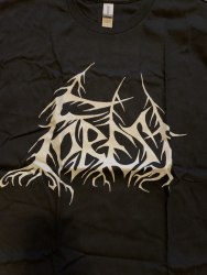 FOREST - Logo - L (чёрная) Майка NS Metal