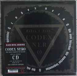 CODEX NERO - The Great Harvest Of Death 7" Digi-CD Blackened Death Metal