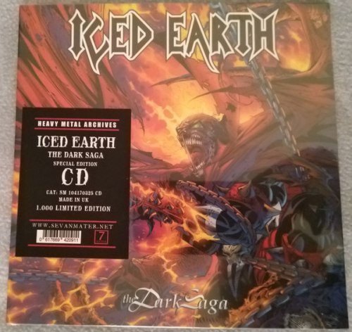 ICED EARTH - The Dark Saga CD in 7"EP case Power Metal