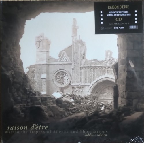RAISON D'ETRE - Within The Depths Of Silence And Phormations 3CD in 7"EP case Industrial Ambient