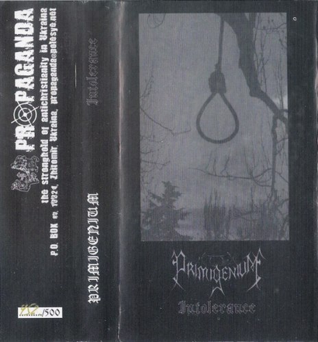 PRIMIGENIUM - Intolerance Tape Black Metal