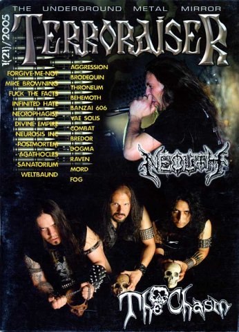 TERRORAISER #1 (21) 2005 Журнал Metal