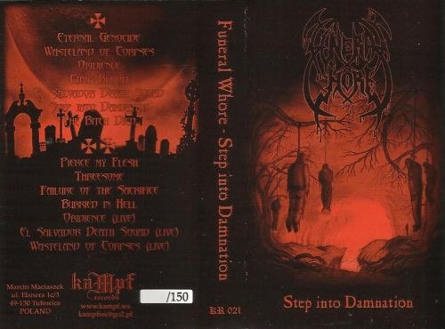 FUNERAL WHORE - Step Into Damnation Tape Death Metal