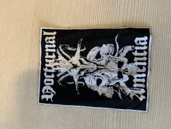 NOCTURNAL AMENTIA - Logo Нашивка Black Metal