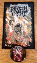 DEATH VOMIT - Shogun + значок Нашивка Death Metal
