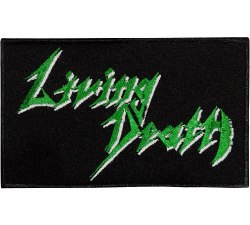 LIVING DEATH - Logo Нашивка Speed Thrash Metal