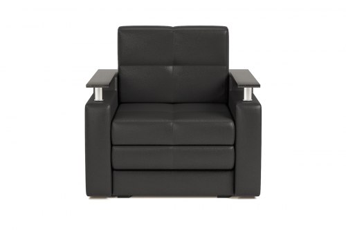 Кресло-кровать «Комфорт» Эко-кожа Черный