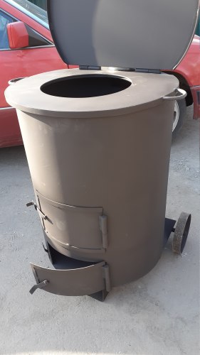Печь сжигания мусора "Золушка" 200 (4 мм) особопрочная