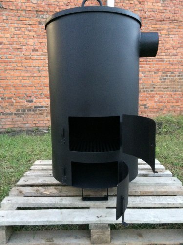 Большая печь - бочка для сжигания мусора "Смуглянка" 300 (Pionehr)