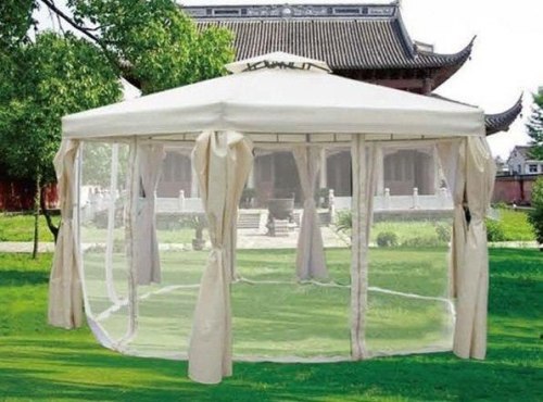 Садовый тент шатёр с москитной сеткой-3x3x2.4