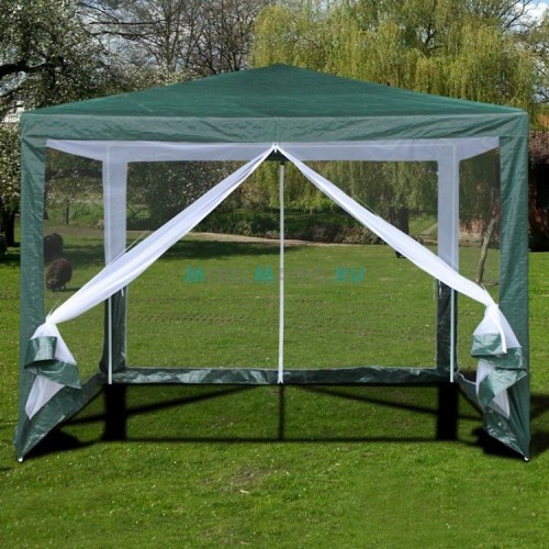 Садовый тент шатер с москитной сеткой-3x3m