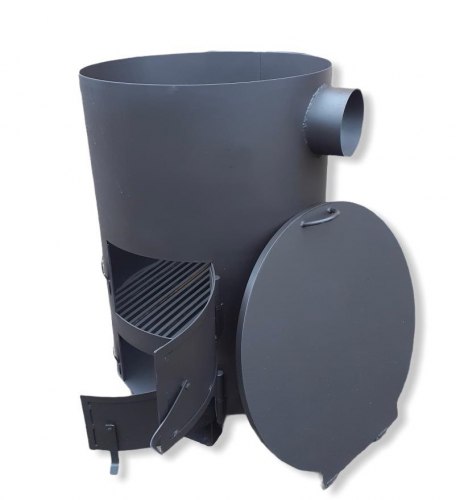 Печь - бочка для сжигания мусора "Смуглянка" 200 БП (3 мм) (Pionehr)