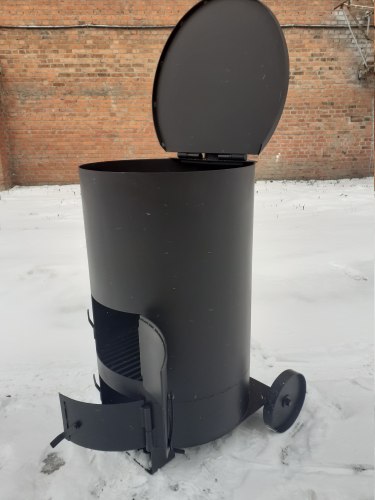 Печь-бочка для сжигания мусора "Золушка" 240 (4 мм) (Pionehr)
