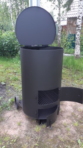 Печь-бочка для сжигания мусора "Золушка"-2 (сталь 4 мм)