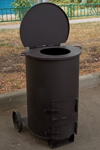Печь под казан с мусоросжигателем УСМ-150