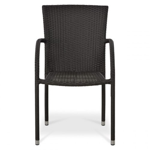 Плетеный стул из искусственного ротанга Y282A-W52 Brown
