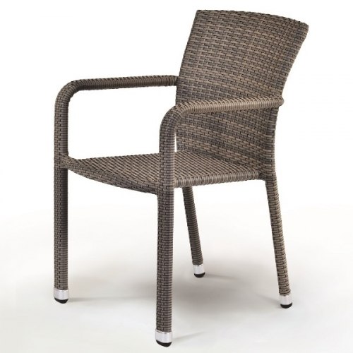Плетеный стул из искусственного ротанга A2001G-C088FT Pale