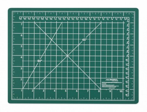 Коврик раскройный двухсторонний 90*60см AURORA AU-A1