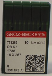 ИГЛЫ Groz-Beckert DBx1 R №80/12