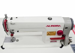 Прямострочная промышленная швейная машина средних и тяжелых материалов. AURORA A-8700EH